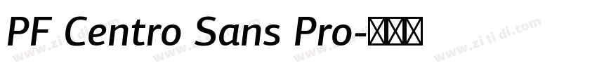 PF Centro Sans Pro字体转换